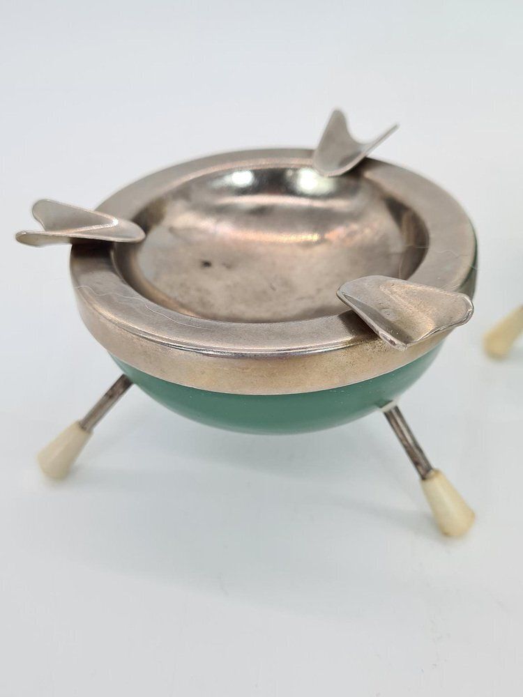 Modernist Smoker's Set, Germany / Czechoslovakia, 1950s, Set Of 3 photo 227.0
