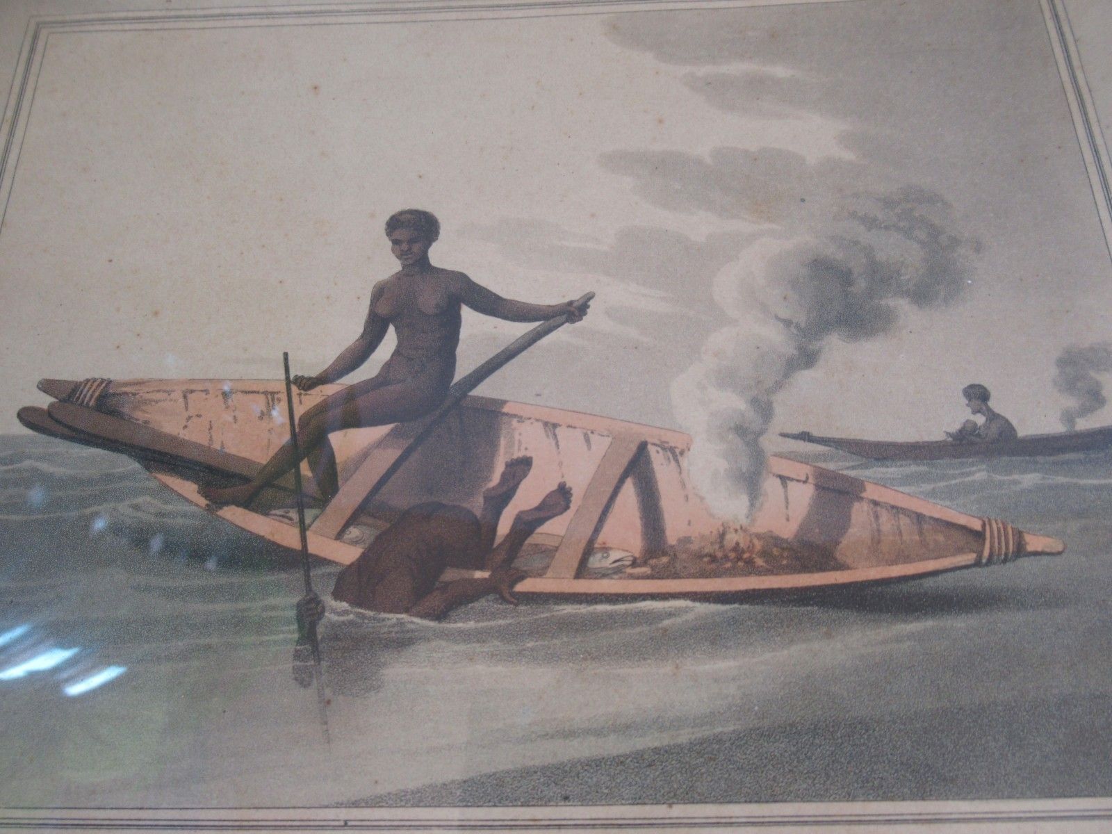 350.0 1813 M Dubourg Set 4 Prints New South Wales Indigenous Scenes Aquatint Antique photo