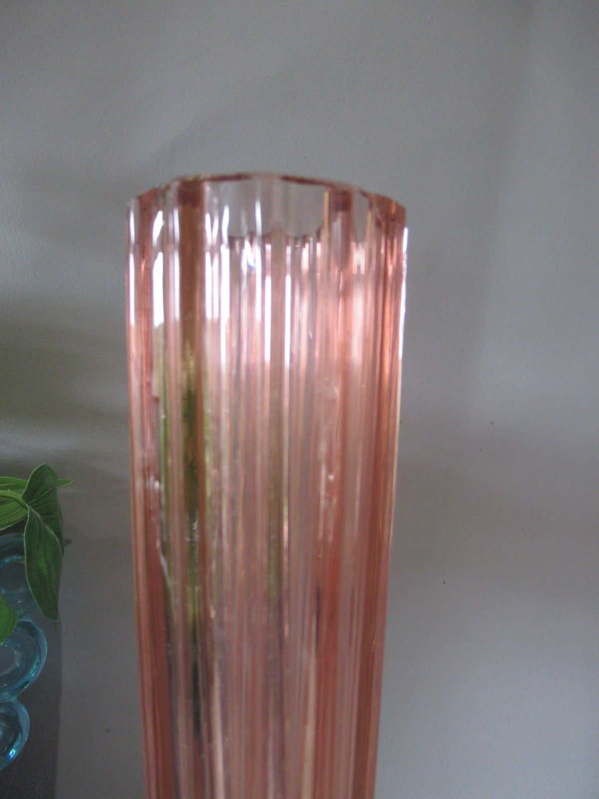 Art Nouveau Pair Rubina Verde 1920s Glass Vases Soliflore French Bohemian photo 300.0