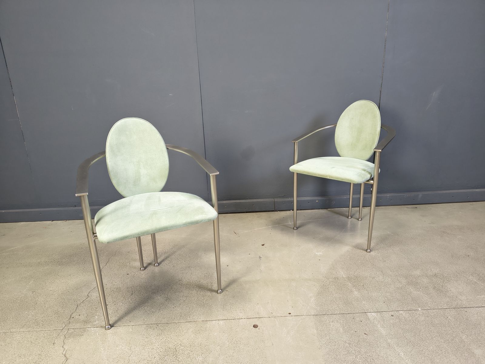 Vintage Dining Chairs By Belgo Chrom, Set Of 6   1980s photo vinterior