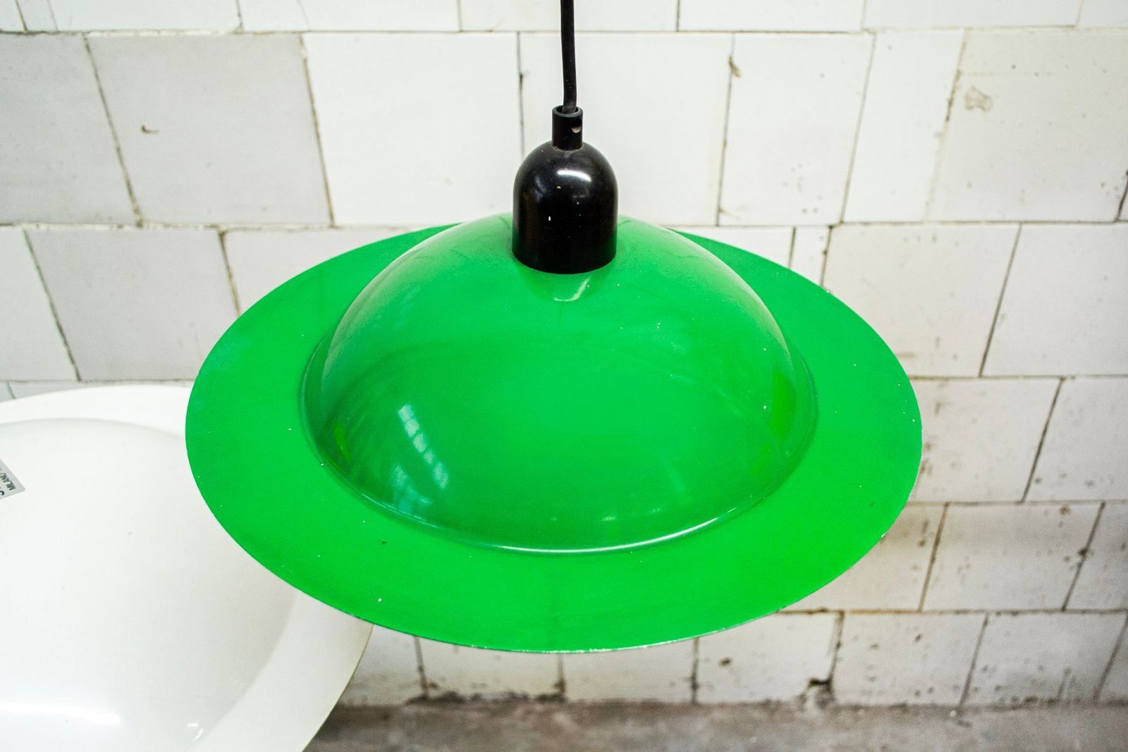 Lampiatta Enamel Lamps By Jonathan De Pas & Donato Durbino & Paolo Lomazzi For Stilnovo, 1971, Set Of 3 photo for sale