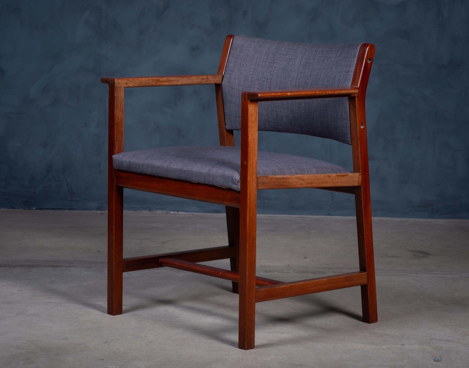 Model Bm73 Armchairs By Børge Mogensen For Fredericia, 1960s photo buy