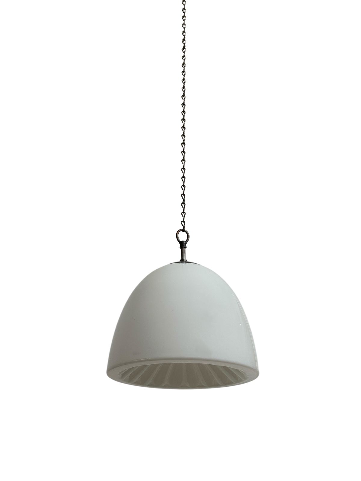 Run Set Vintage Church Opaline Milk White Glass Daisy Flower Ceiling Pendant Light Lamp photo Lighting