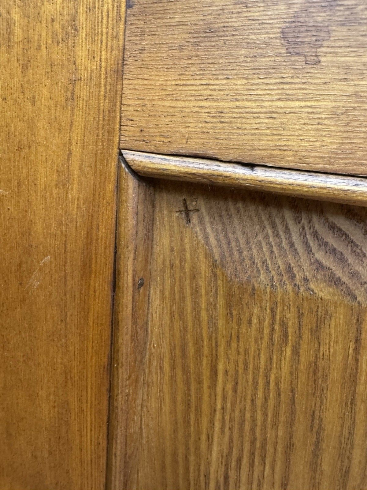 Antique Oak Buffet Sideboard Cabinet / Cupboard Gothic /Aesthetic Movement photo for sale