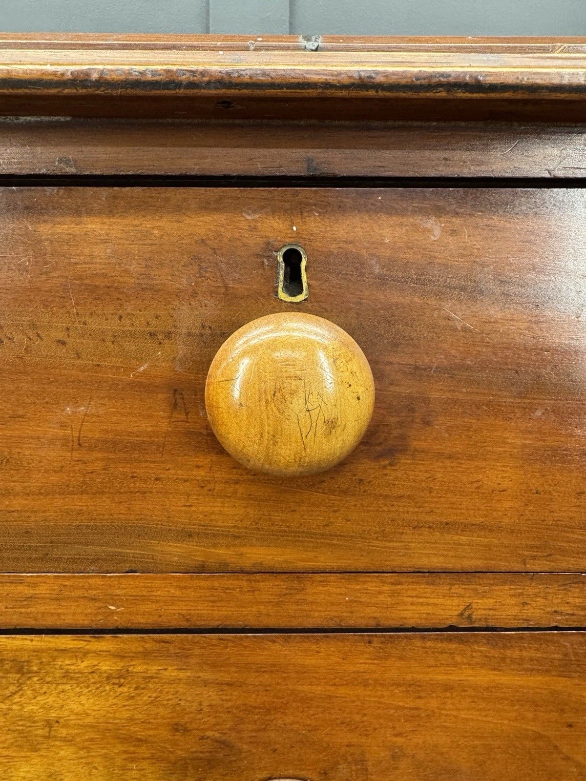 Victorian Mahogany Chest Of Drawers On Bun Feet photo 745.0