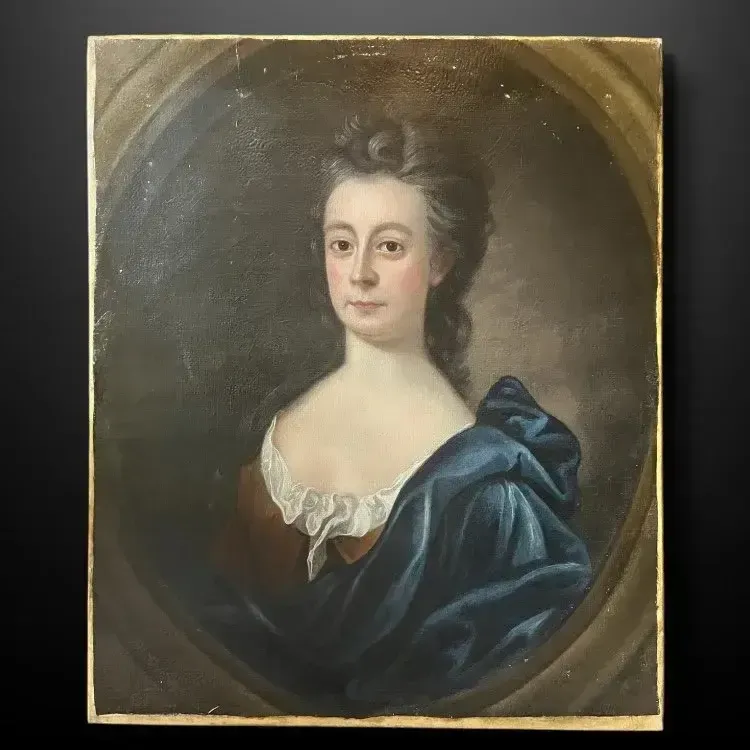 19th Century, British School, Portrait Of A Lady