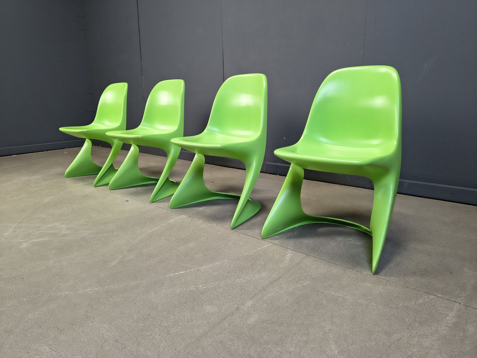 Set Of 4 Casalino Dining Chair By Alexander Begge For Casala, 1970s photo 1250.0