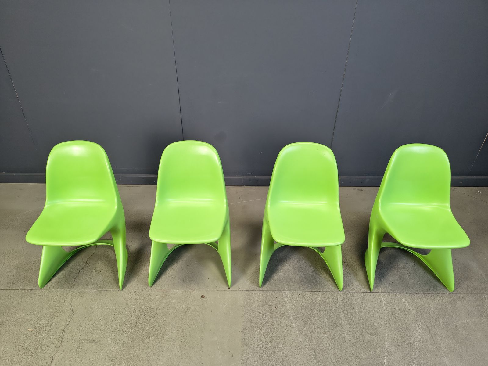 photo for sale Set Of 4 Casalino Dining Chair By Alexander Begge For Casala, 1970s