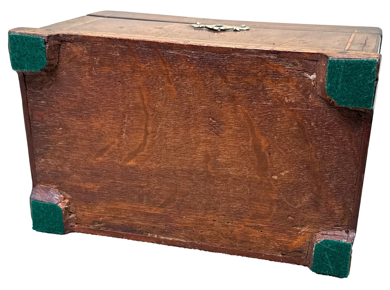 Home Decor Georgian Walnut Rectangular Tea Caddy 18th Century (England, Circa 1740) photo