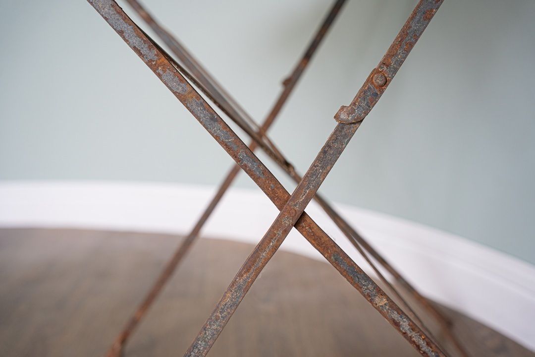 photo for sale Vintage French Folding Garden Table