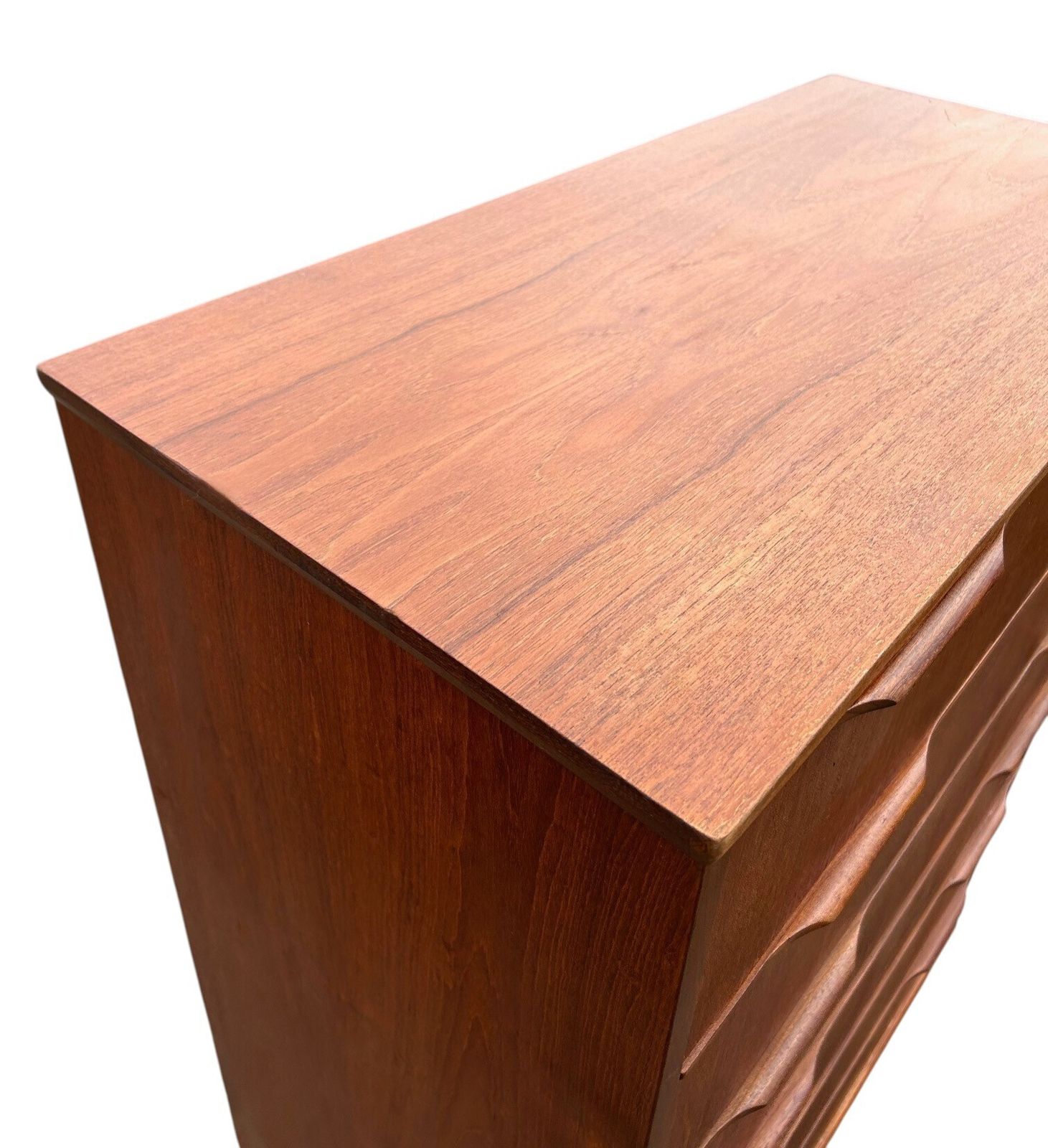 Danish Large Teak Chest Of Drawers Mid Century Tallboy 1960s photo buy