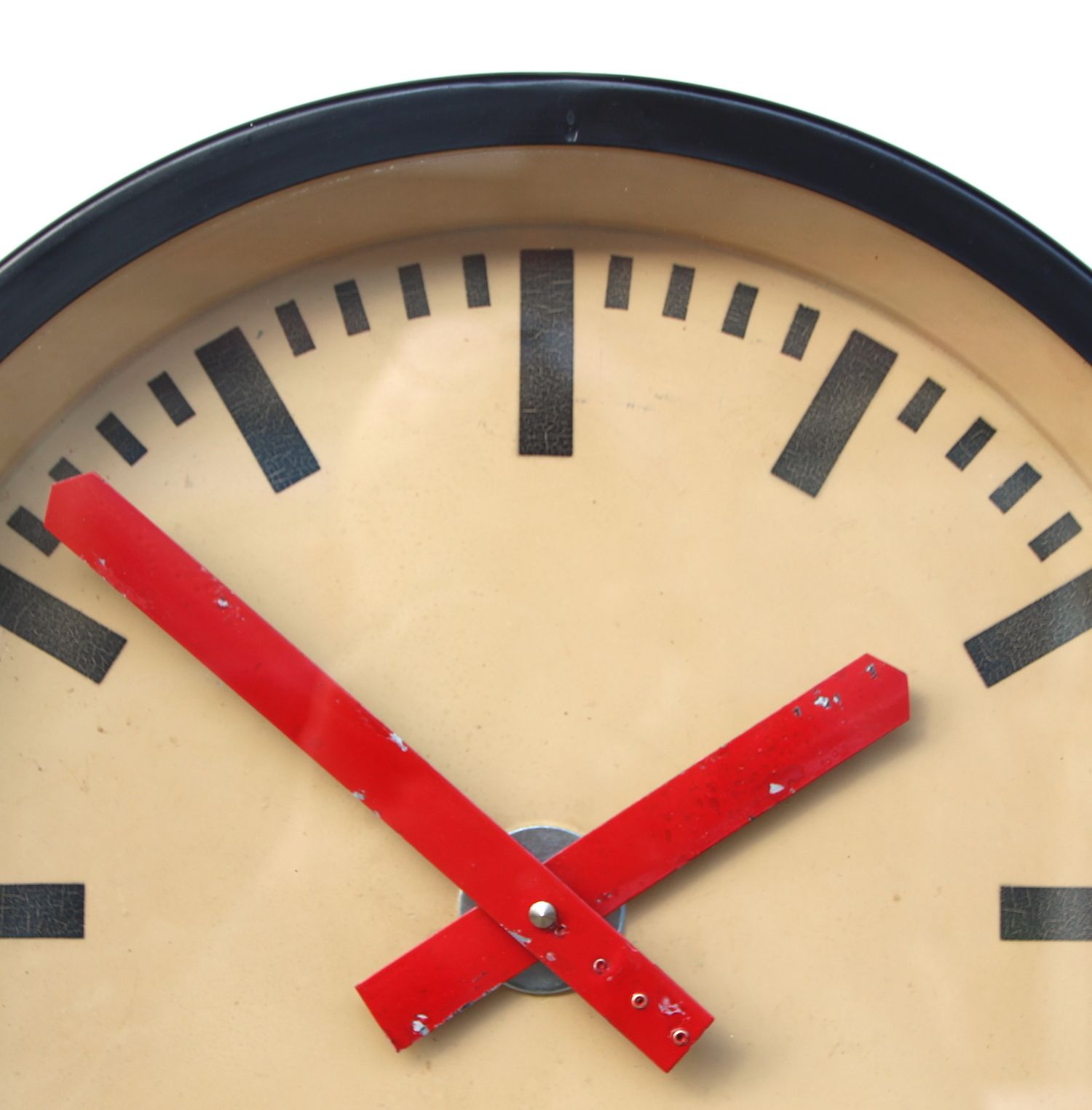 1950s East German Vintage Factory Wall Clock. Fully Guaranteed. London Timepiece photo buy
