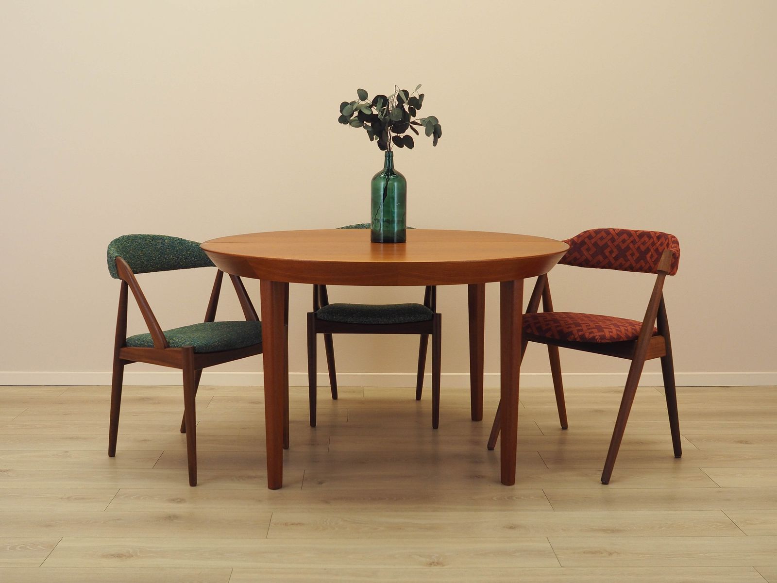 Round Teak Table, Danish Design, 1960s, Manufacturer: Gudme Møbelfabrik, Designer: Ole Hald photo furniture