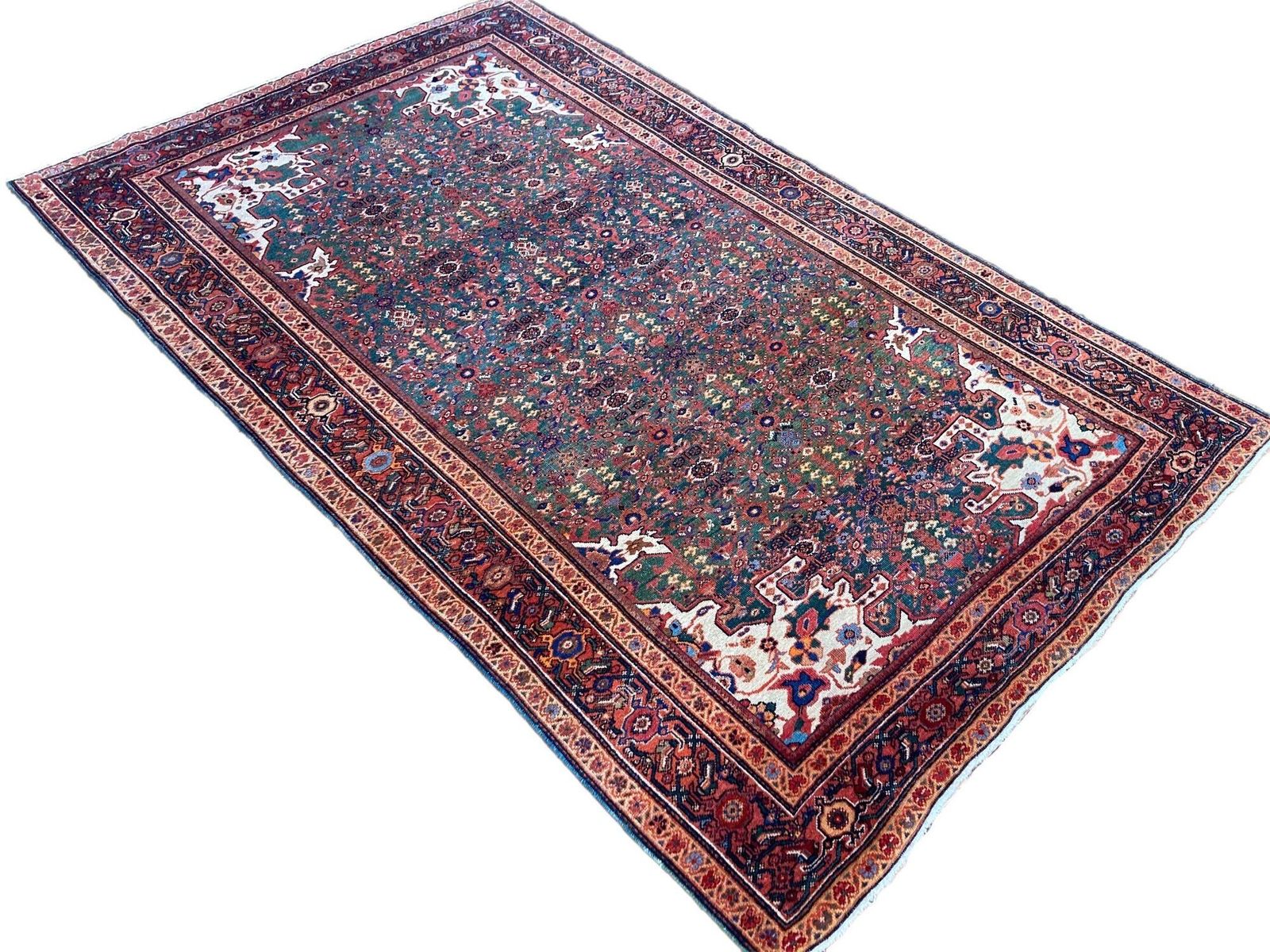 Antique Mahal Rug 2.08m X 1.32m photo for sale