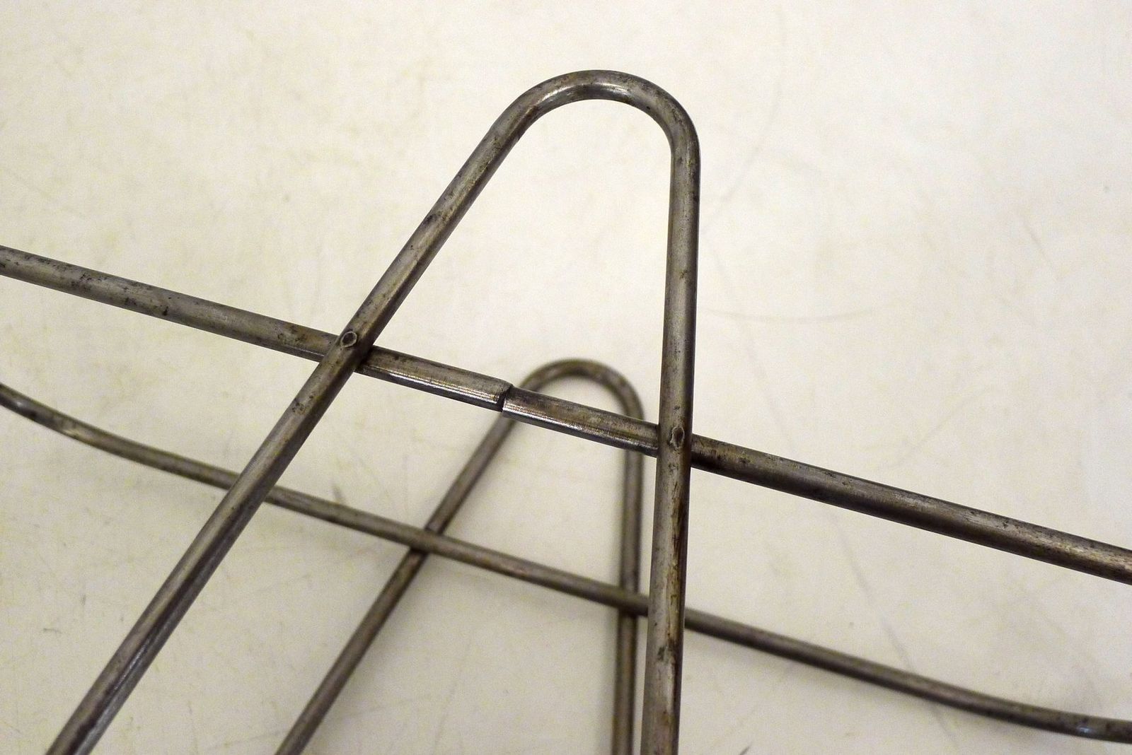 190.0 Modern Umbrella Stand In Chromed Metal And Cast Iron, 1950s photo