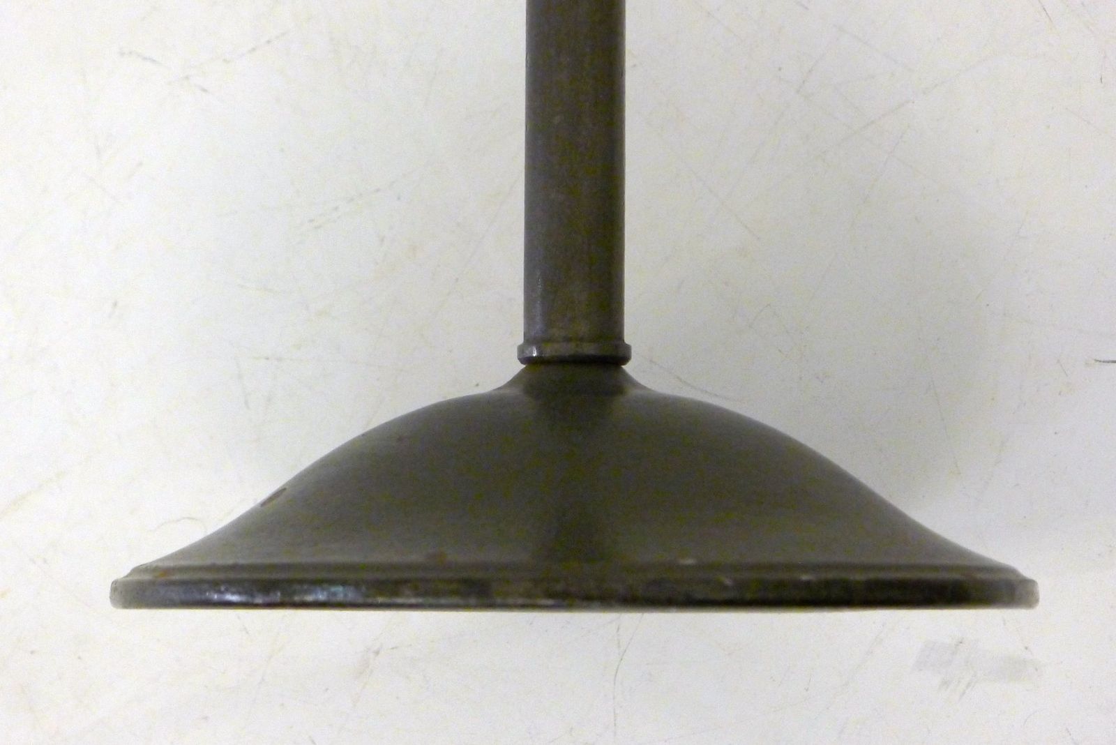 photo for sale Mid Century Modern Metal Standing Ashtray With Push Button Lid, 1950s