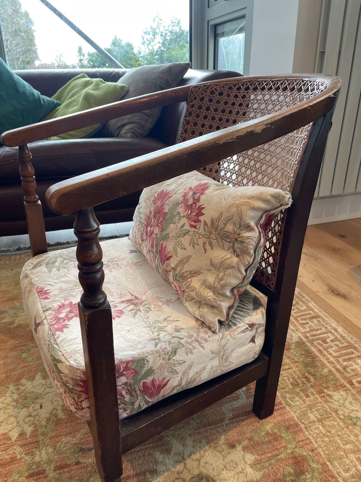 Little Antique Wood 'Nursing Chair' photo for sale