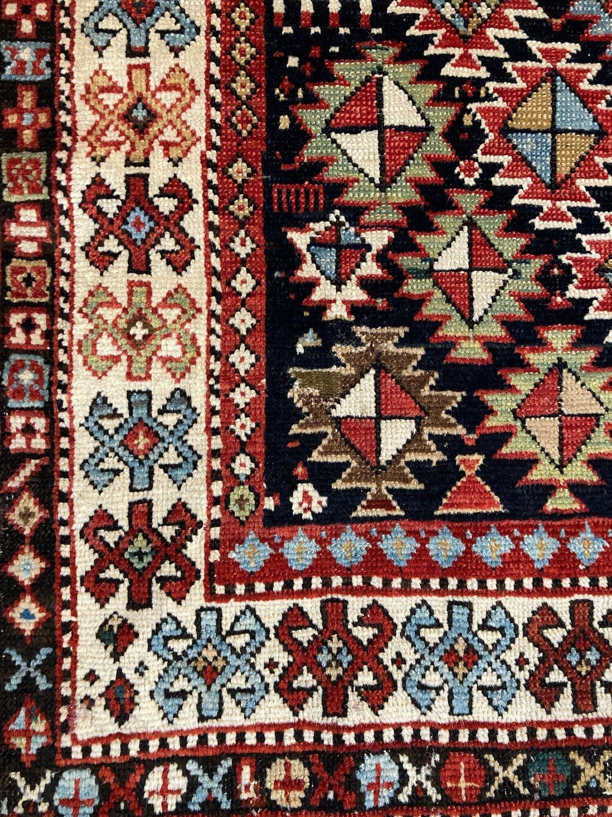 Antique Caucasian Prayer Rug 1.51m X 1.03m photo vinterior