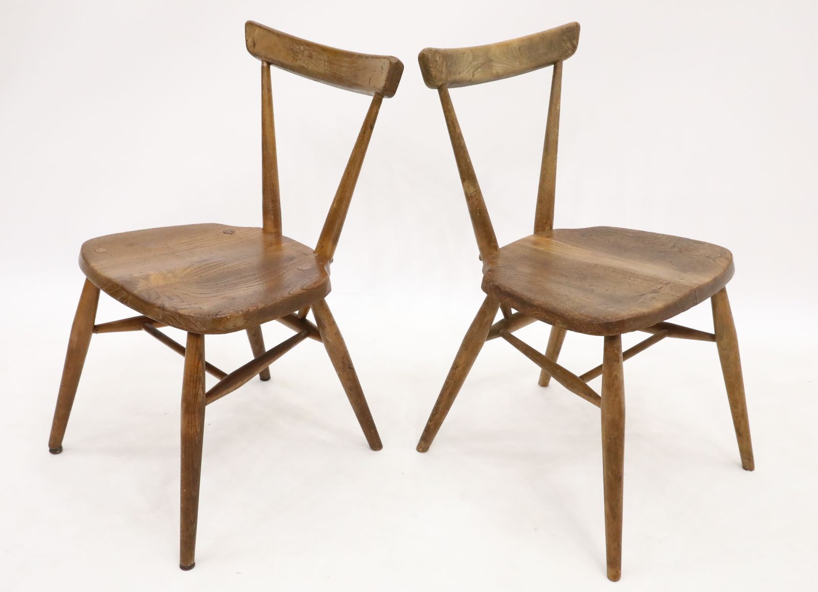 photo for sale 2 Ercol Stacking Chairs School/Playroom Chairs 1950s Finish Free Uk Delivery