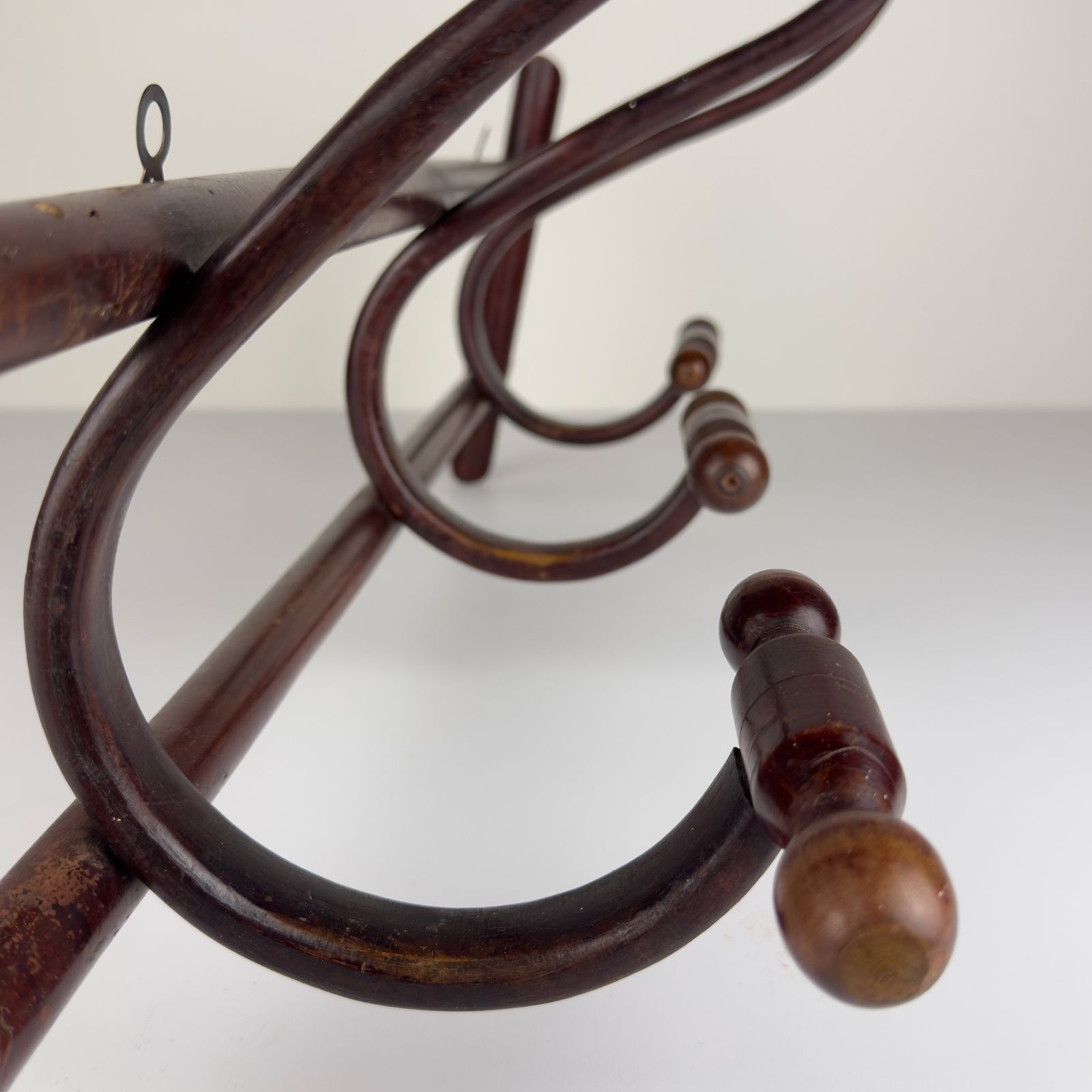photo for sale Antique Wooden Coat Rack, Italy 1930s