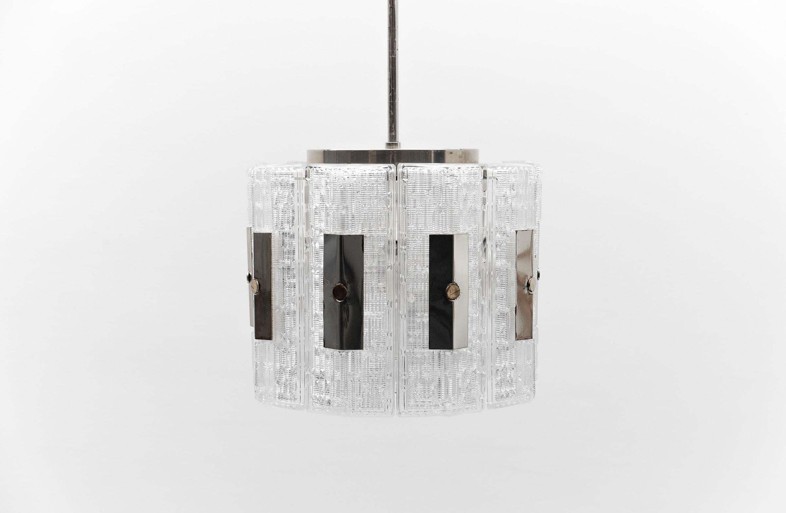 Crystal Glass Chandelier By Kaiser Leuchten, 1960s Germany photo Lighting