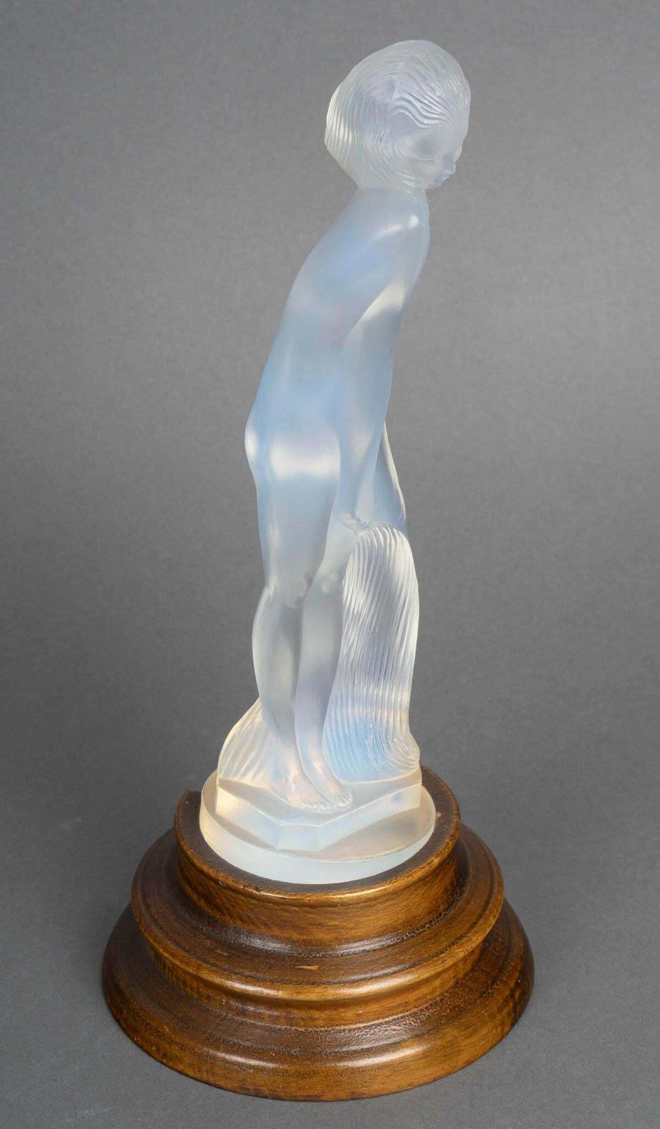 Sculpture, Statuette, Glass Work By Edmond Etling, Circa 1930, Art Deco. photo 2427.0