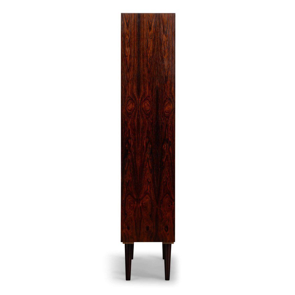 Mid Century Modern Danish High Rosewood Bookcase From Hundevad & Co., 1960s photo for sale