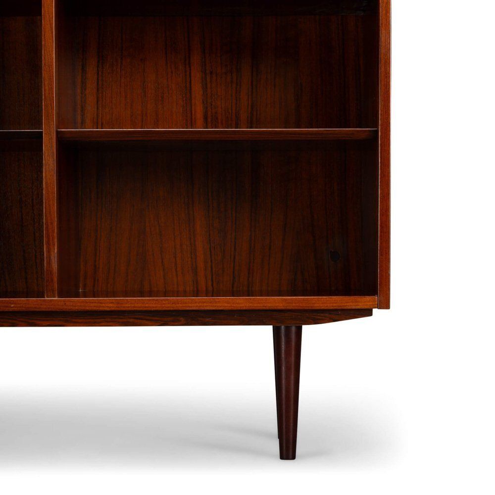 Mid Century Modern Danish High Rosewood Bookcase From Hundevad & Co., 1960s photo Furniture