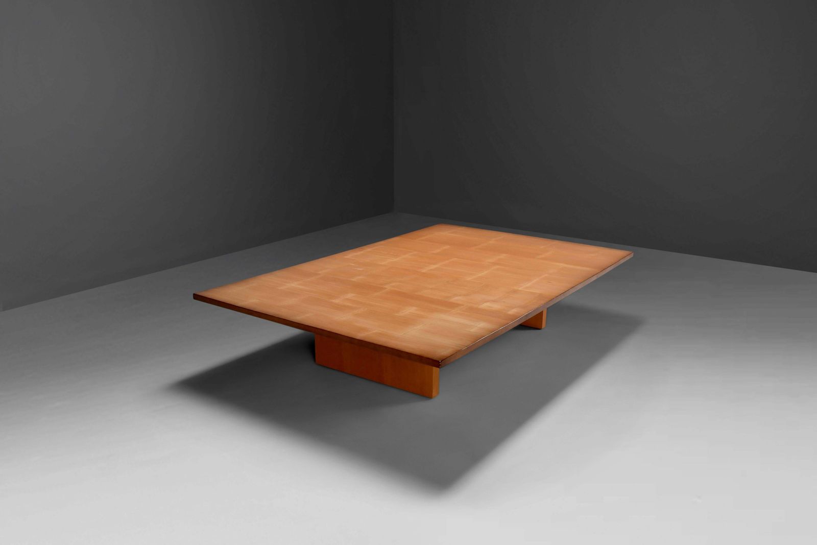 Large Bamboo Coffee Table By Axel Vervoordt, Belgium photo for sale
