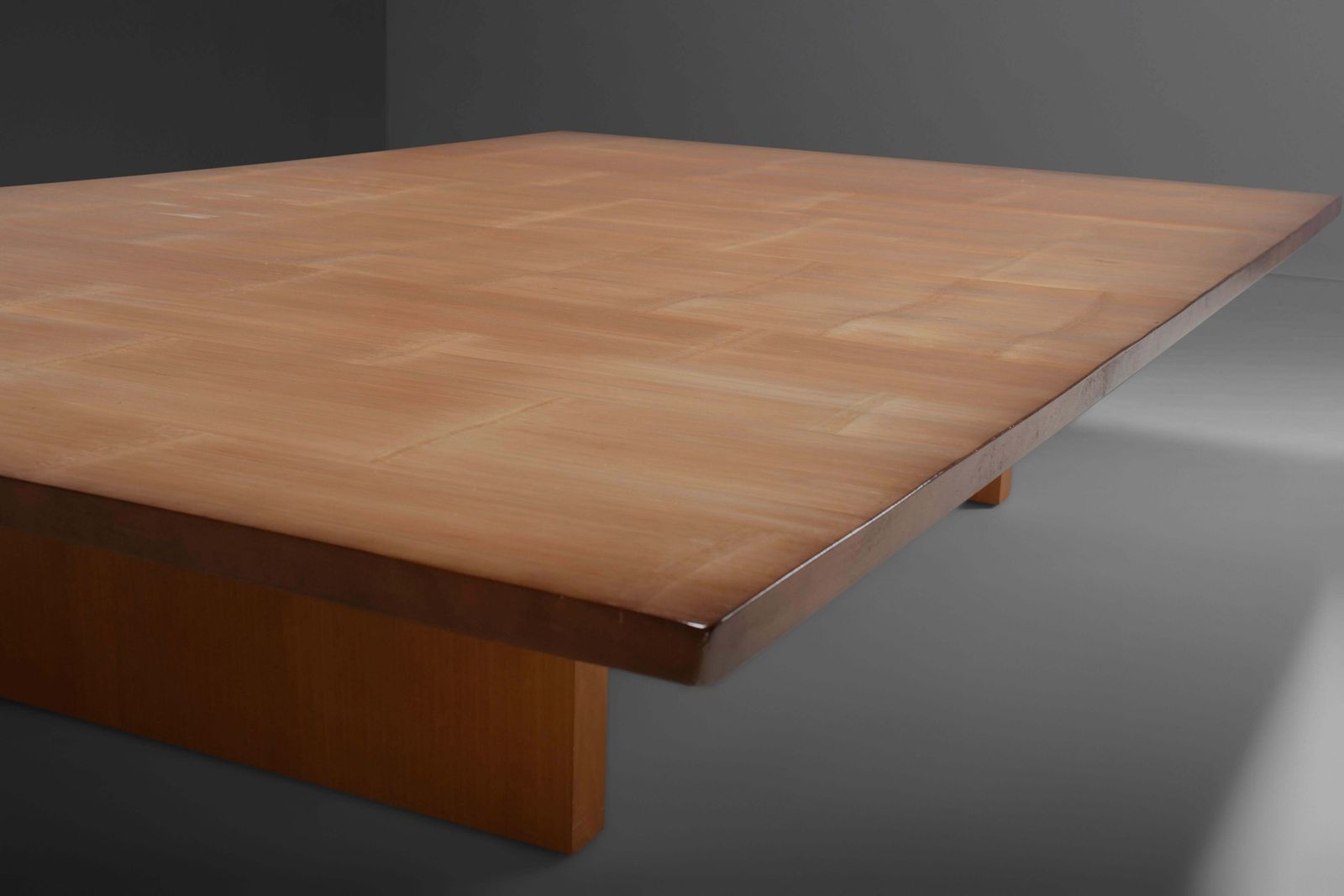 Large Bamboo Coffee Table By Axel Vervoordt, Belgium photo buy