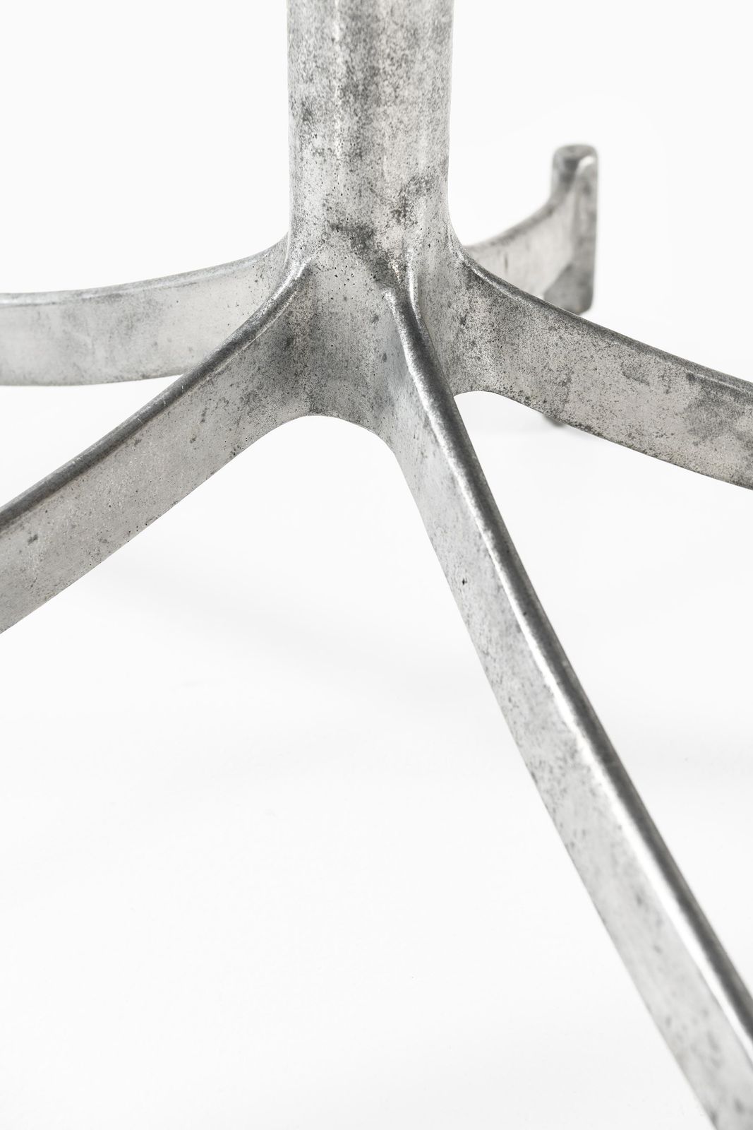 Office Chair In Aluminum And Leather By Jørgen Lund & Ole Larsen, 1960s photo Furniture