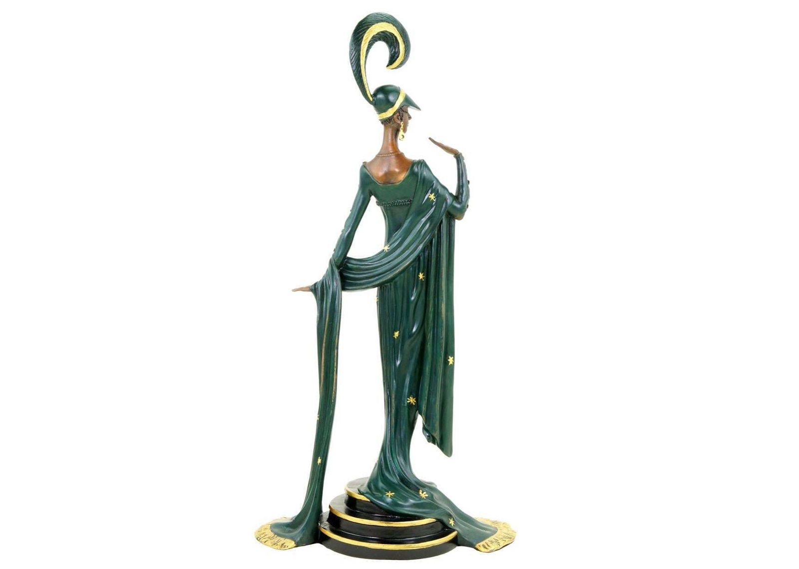 Sculpture Revue Dancer In Bronze, Art Deco Style, 20th Century photo for sale