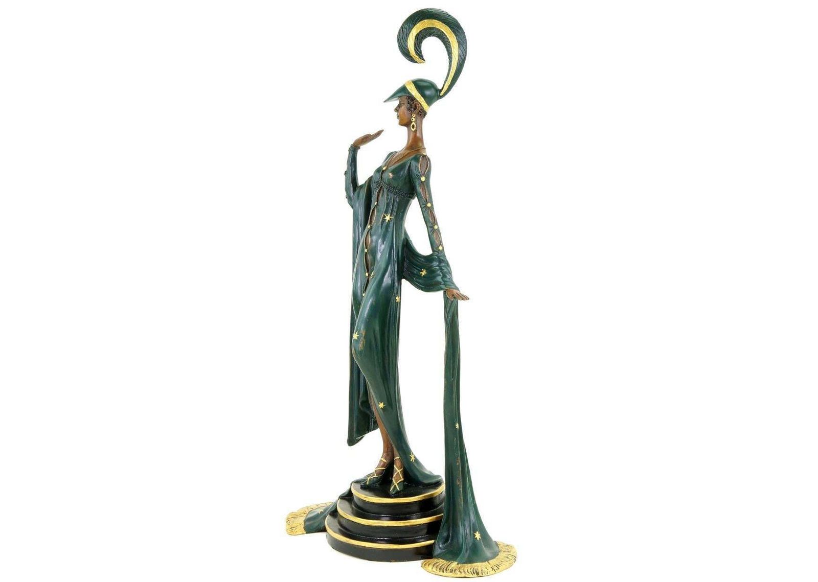 Sculpture Revue Dancer In Bronze, Art Deco Style, 20th Century photo 1999.0