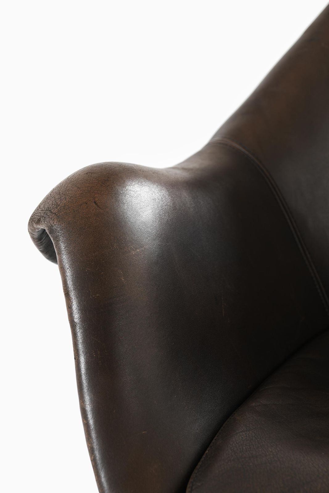 Office Chair In Aluminum And Leather By Jørgen Lund & Ole Larsen, 1960s photo vintage