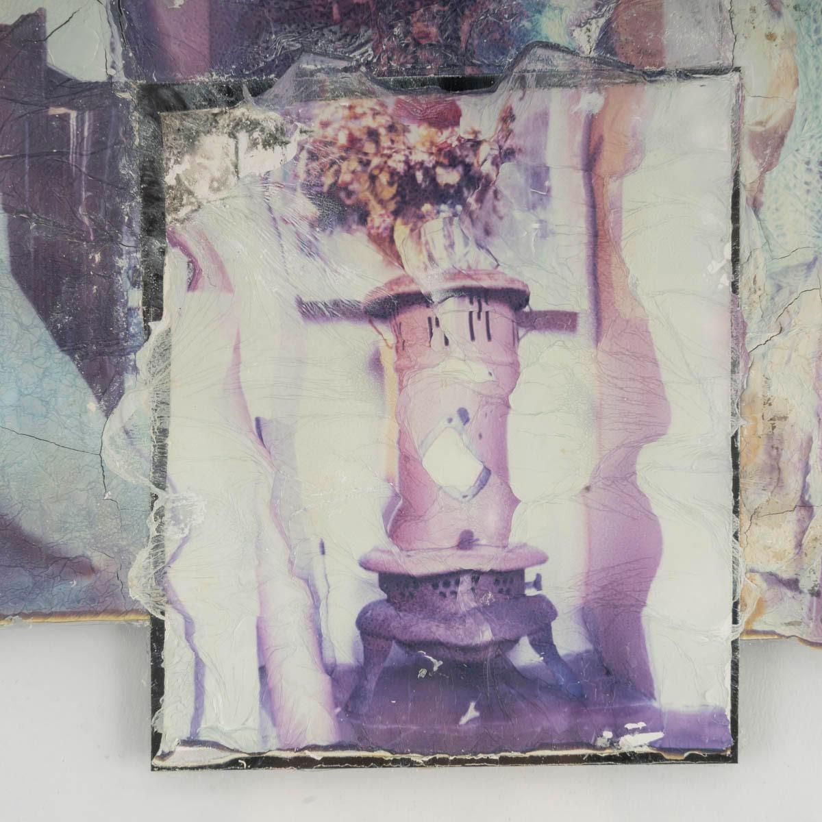 Contemporary Work, Under Glass, Painting And Collage, Xxth Century. photo buy