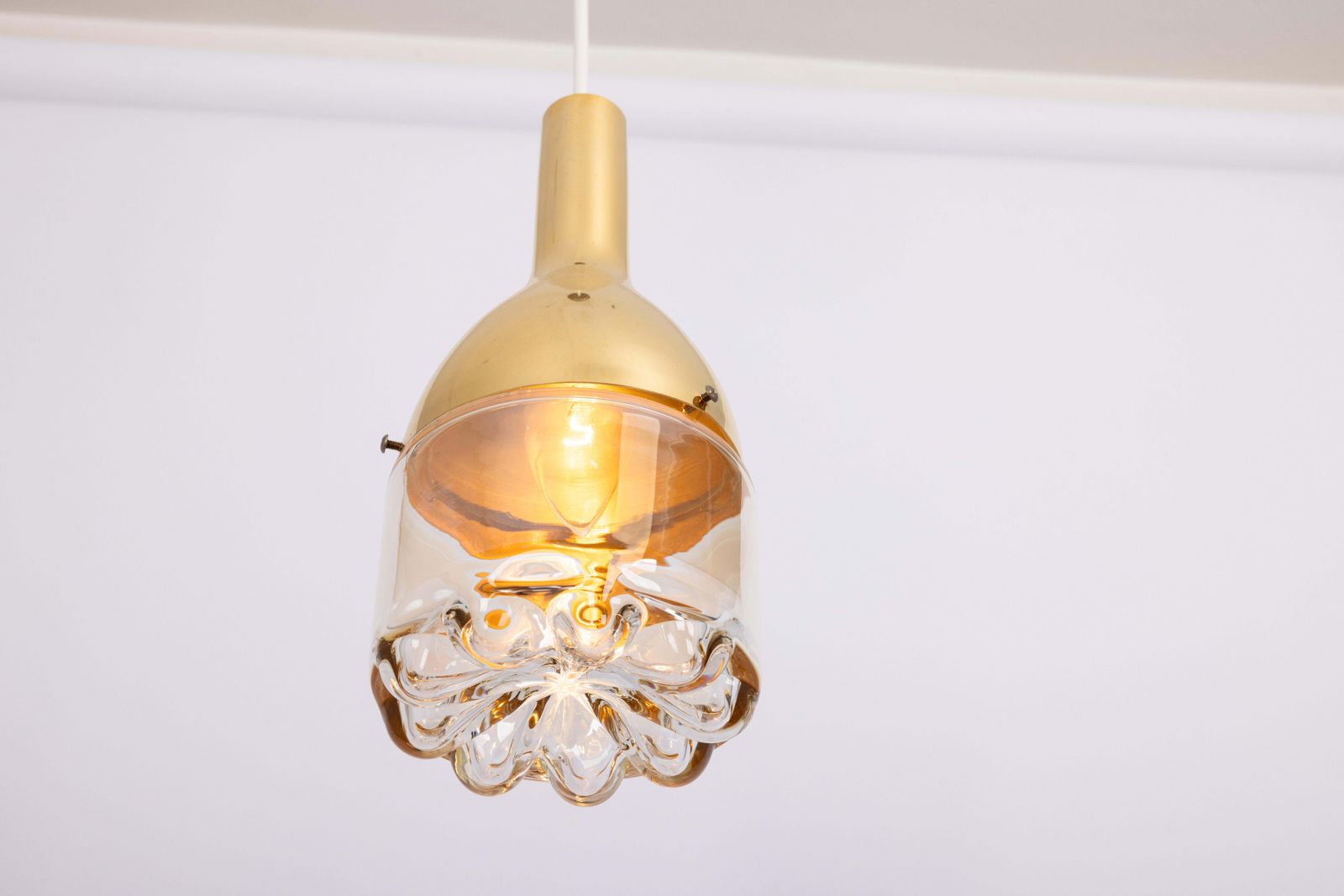1 Of 5 Stunning Petite Sputnik Brass Pendant Light, Hillebrand , Germany, 1960s photo furniture