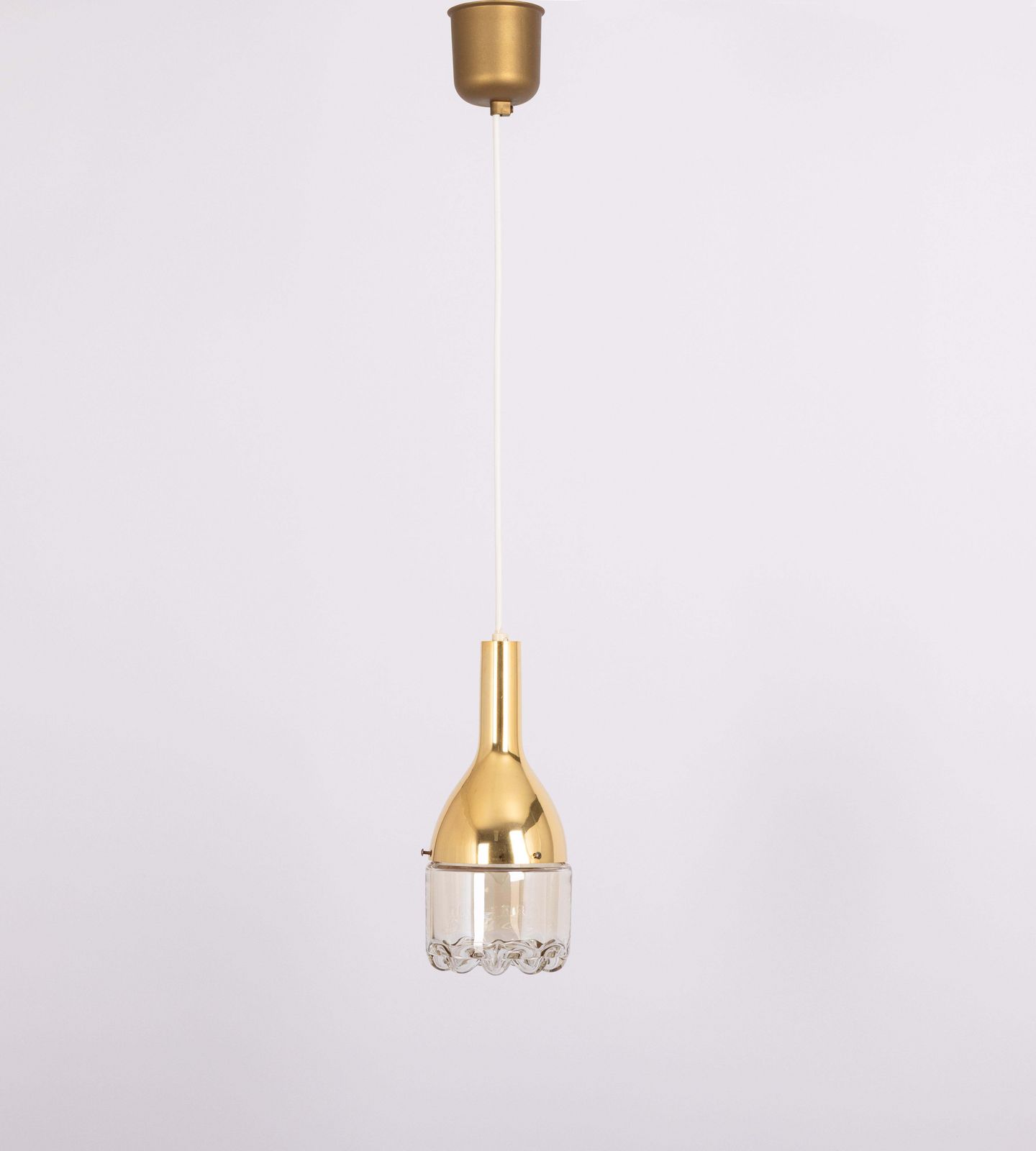 1 Of 5 Stunning Petite Sputnik Brass Pendant Light, Hillebrand , Germany, 1960s photo 294.0
