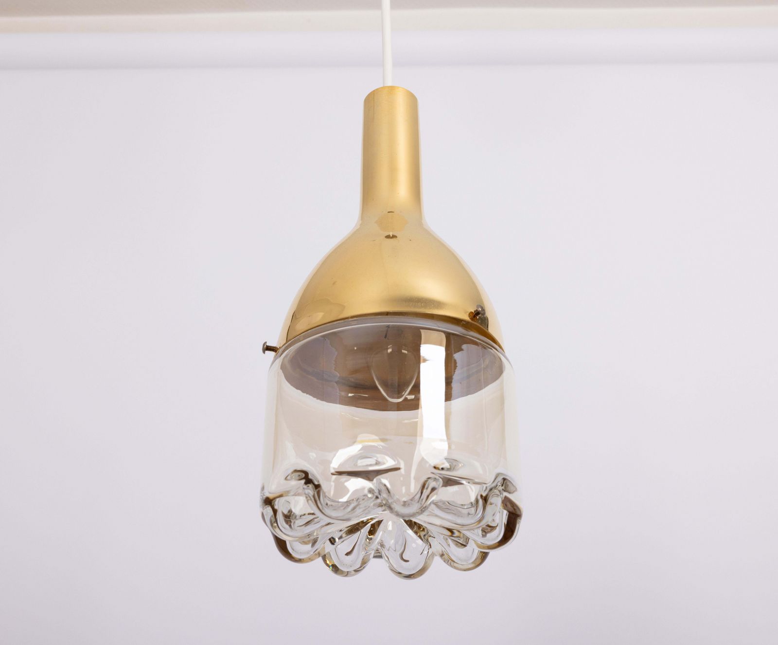 1 Of 5 Stunning Petite Sputnik Brass Pendant Light, Hillebrand , Germany, 1960s photo buy