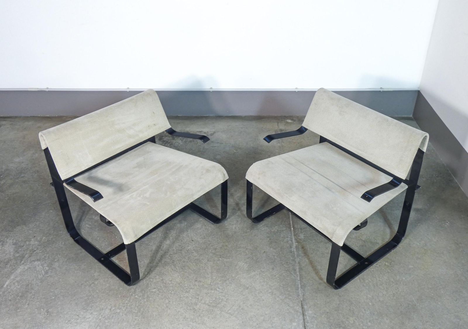 photo vinterior Set Of Six Armchairs, Original Design By Giovanni Offredi For Saporiti. 1970s