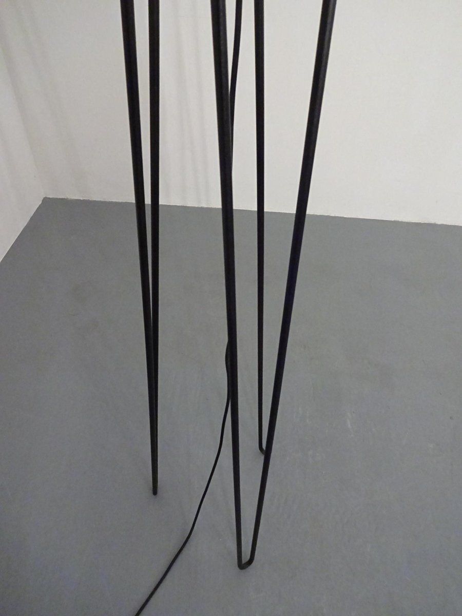 photo vinterior Large Italian Fiberglass Floor Lamp, 1960s