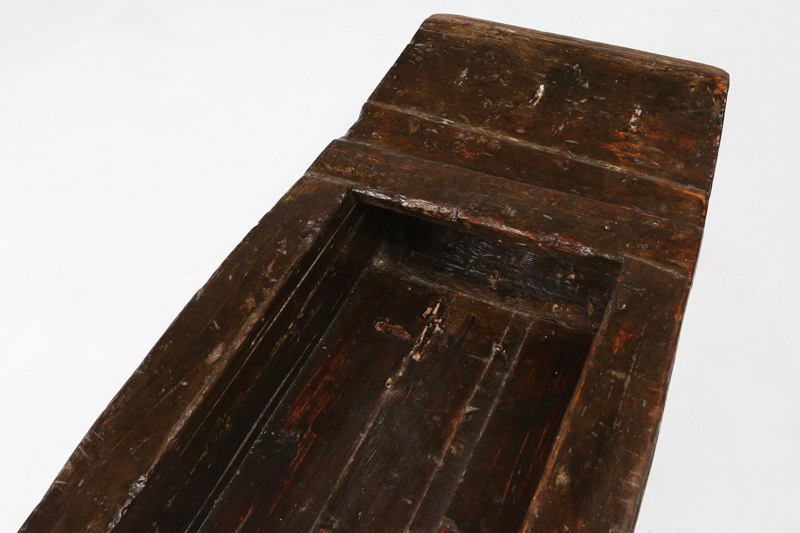 photo furniture Wabi Wabi Handmade Wooden Trough Or Vessel, France, 19th Century