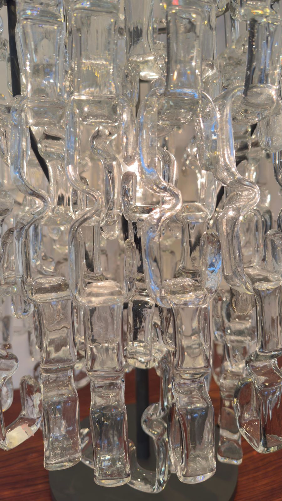 Seventies Interlocking Art Glass Work By Barbini, Italy photo 5516.0