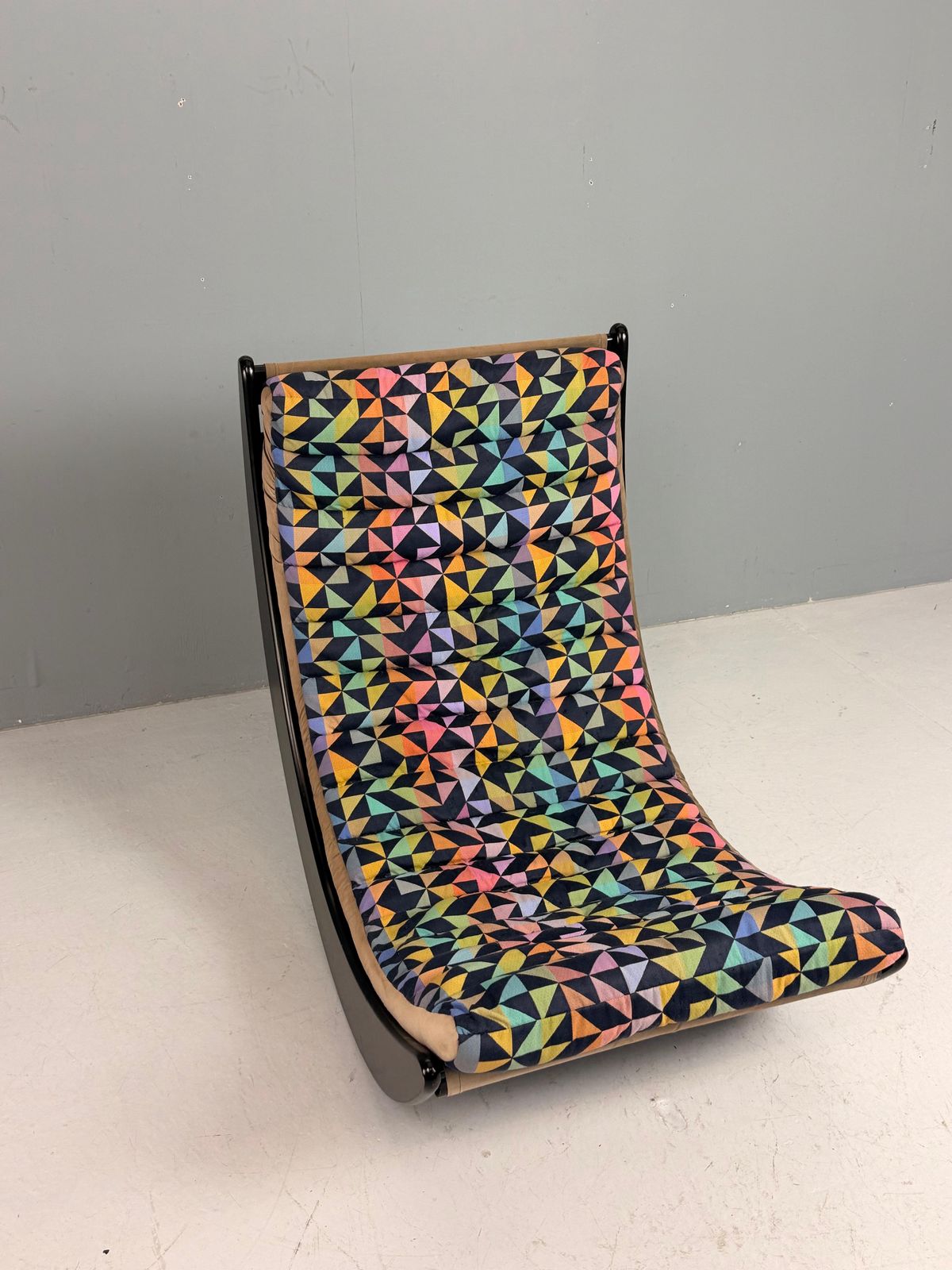 photo vinterior Verner Panton Original "Relaxer 2" Rocking Chair By Rosenthal, 1970s