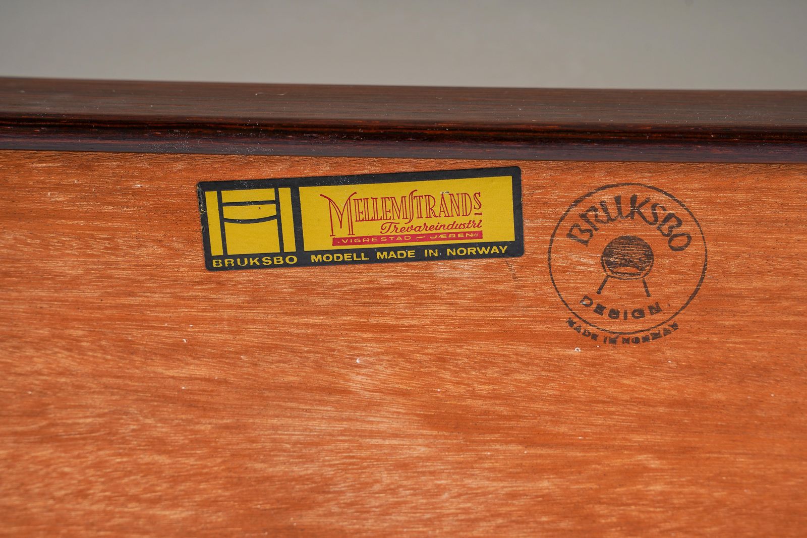 photo vintage “Krobo” Bench By Torbjørn Afdal For Mellemstrands Trevareindustri, Norway