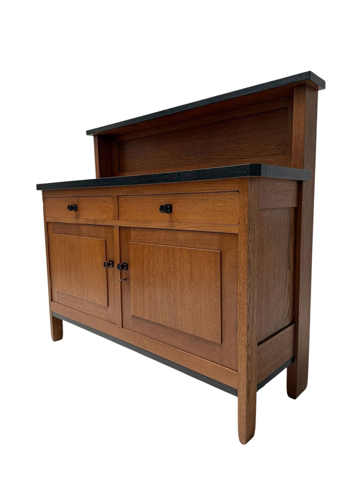 Art Deco Modernist Credenza Or Sideboard By H. Fels For L.O.V. Oosterbeek photo for sale