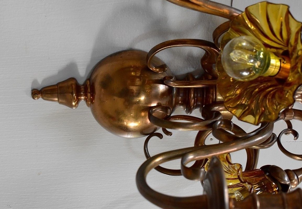 Pair Of Dutch Copper Wall Sconces photo 2829.41