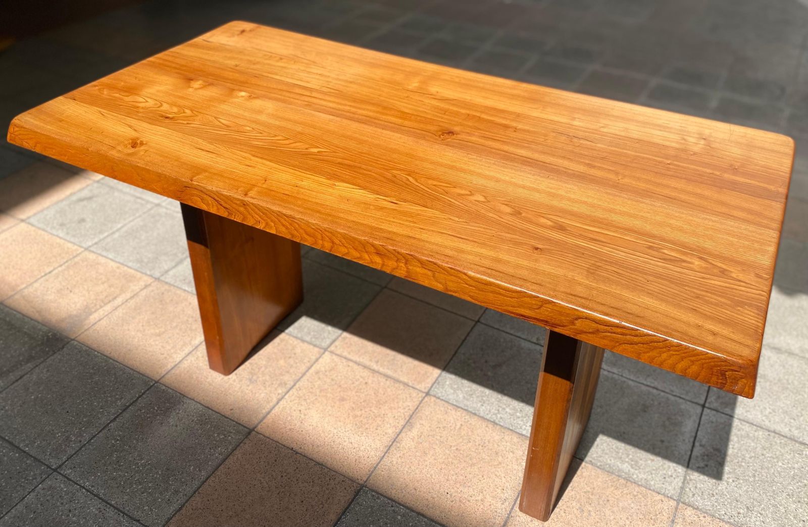Pierre Chapo   T14a Table And Benches Set   Circa 1970 photo furniture