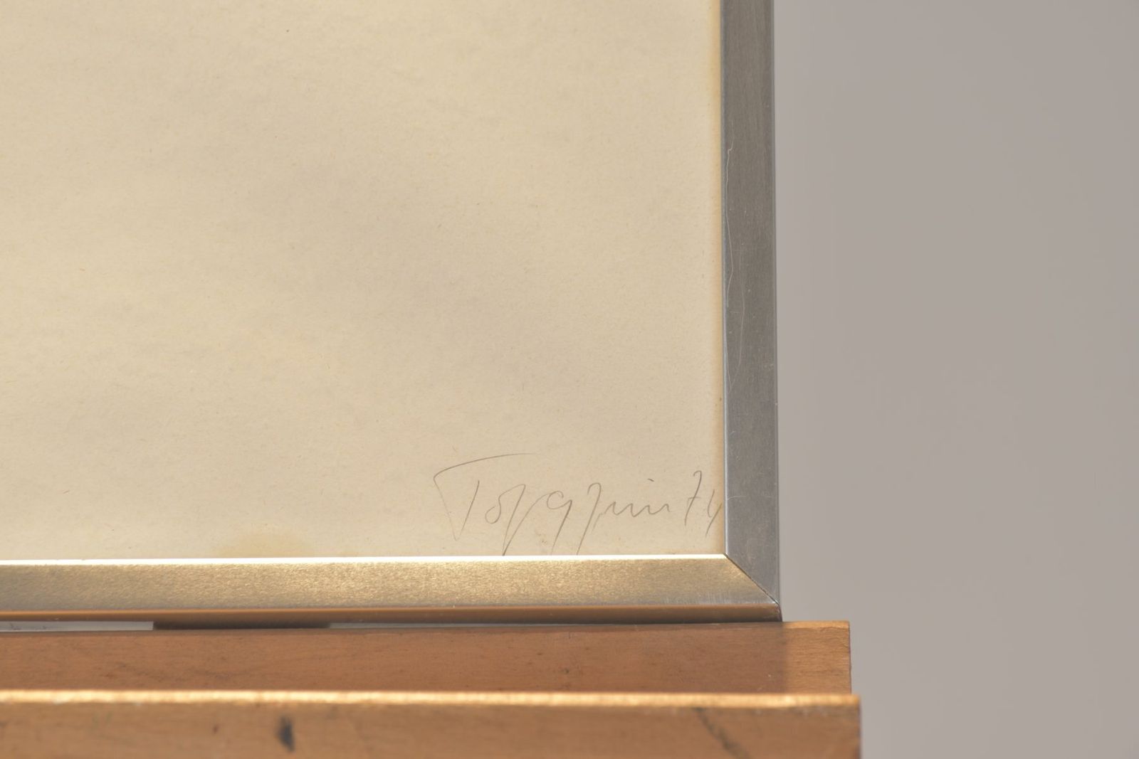 Nature, Signed Torquin '74, 12/25, Silkscreen Print, Framed Under Glass photo for sale