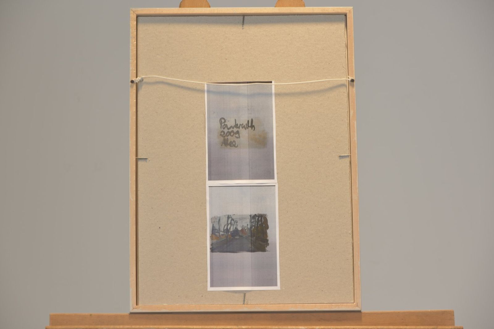 Allee, Jochen Pankrath, 2009, Oil On Paper, Framed photo for sale