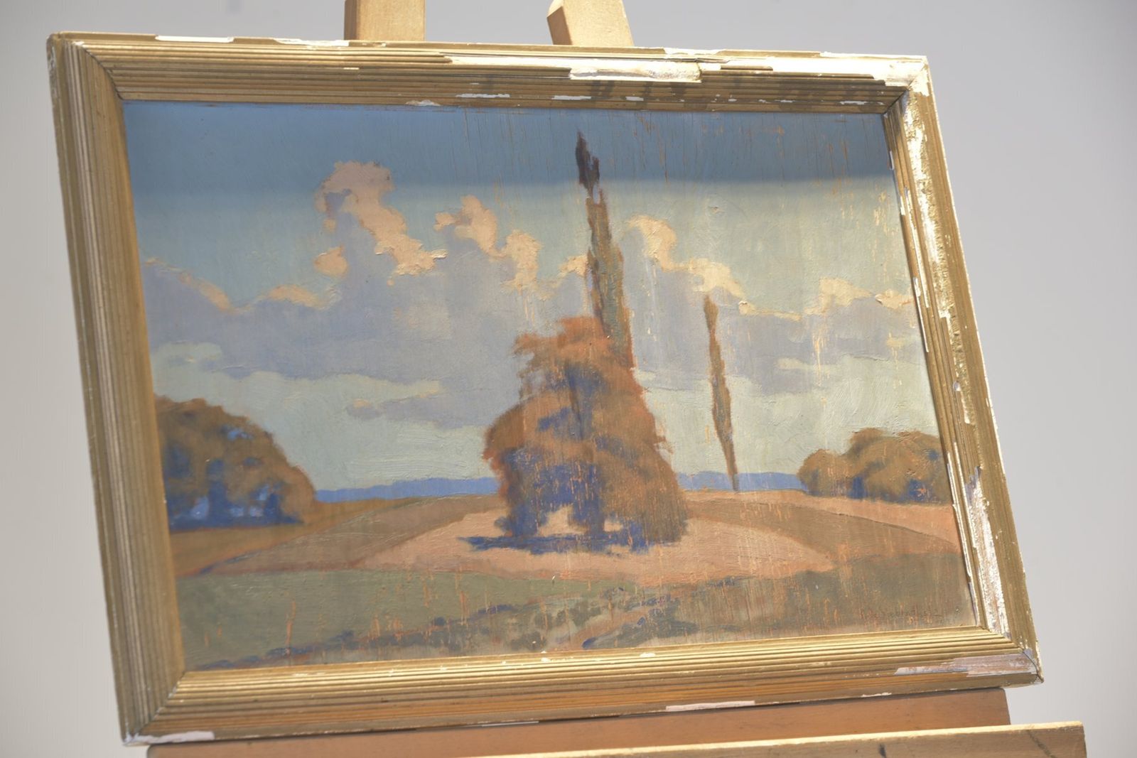 Oil Painting, Adolph De Siebenthal, Switzerland, 1921 photo 458.0